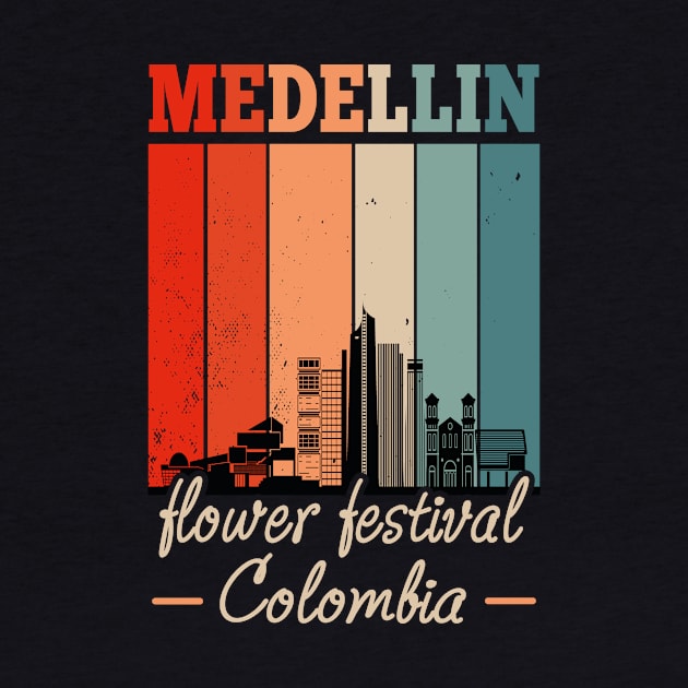 Nostalgic Vintage Medellin Flowers Festival by Print-Dinner